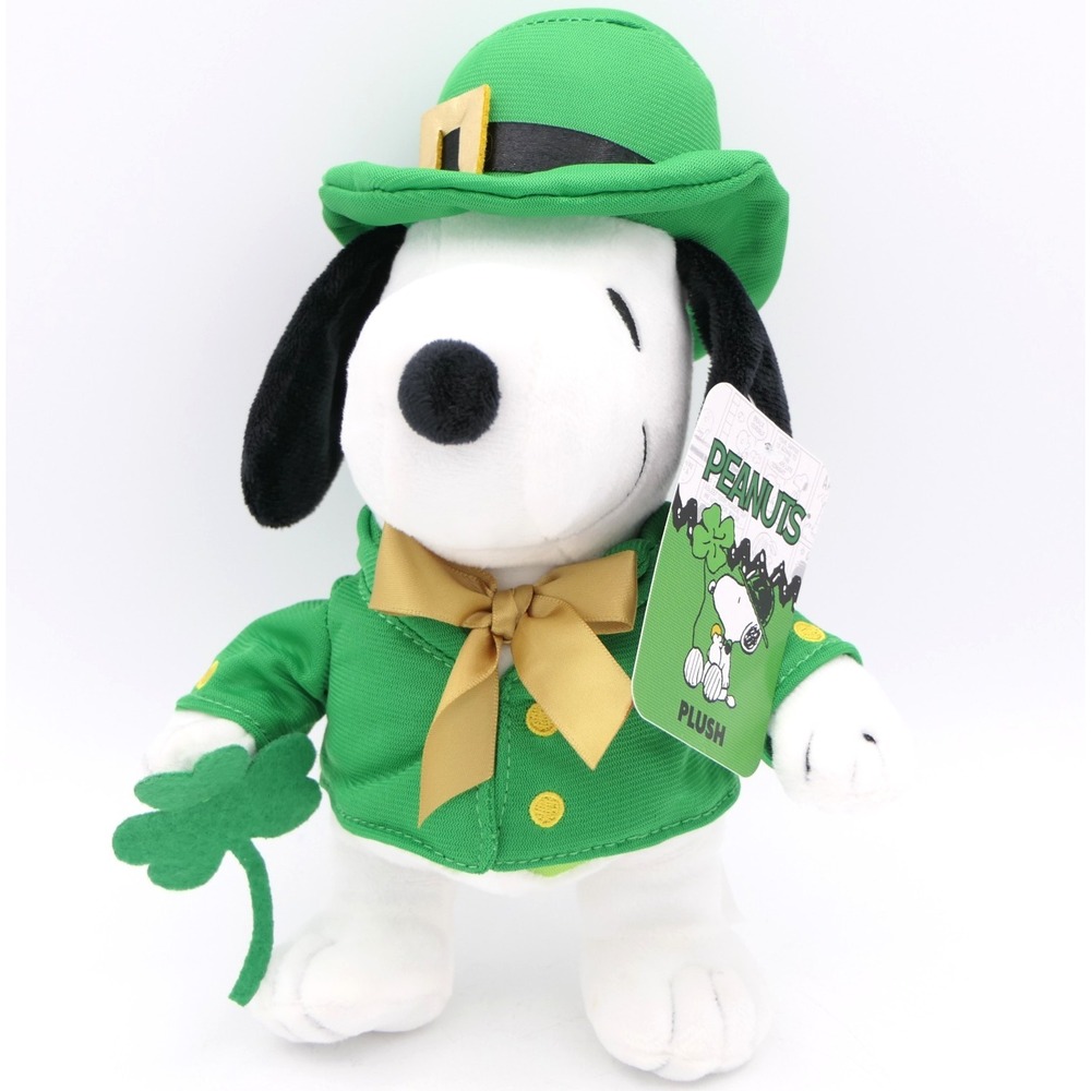Ruz Peanuts Snoopy Leprechaun St Paddy's Day Plush 9.5" St. Patrick's Day 2026